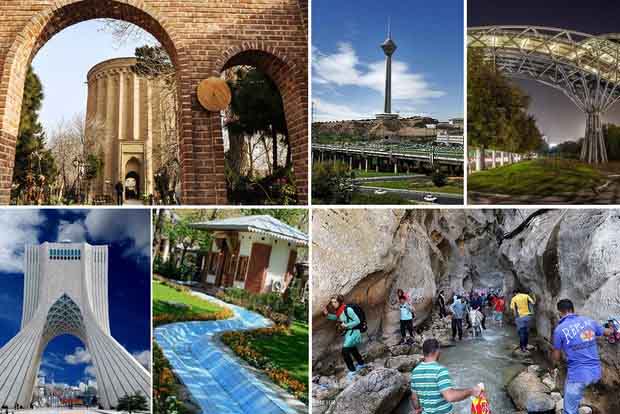 سعدآباد رکورد جذب گردشگر را زد/بازدید ۱.۲میلیون نفر ازاستان تهران