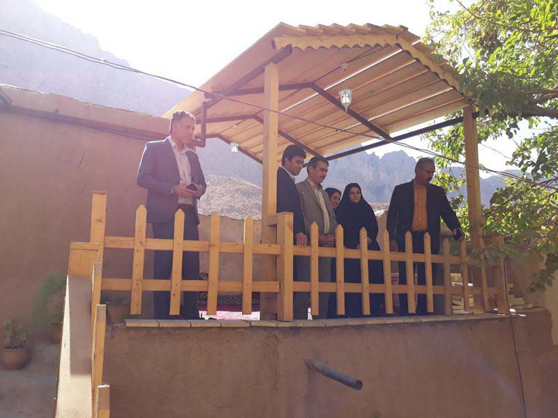 افتتاح اقامتگاه بومگردی بی بی گل روستای هدف گردشگری شادکام شهرستان بافق