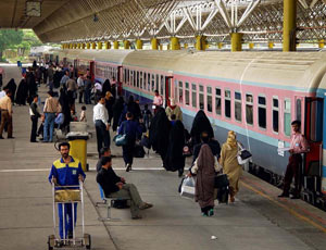 جابه‌جایی ۶.۹ میلیون مسافر در ایستگاه راه‌آهن تهران