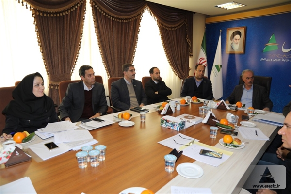 برگزاری جلسه مدیران توسعه تجارت و بازرگانی سازمان منطقه آزاد ارس با فعالین اقتصادی آذربایجان شرقی