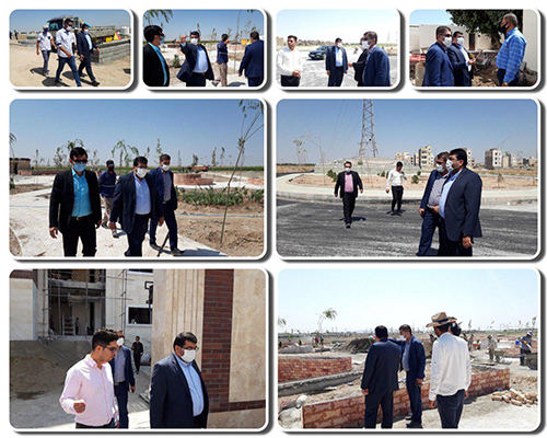 بازدید شهردار صالحیه از پروژه های قابل افتتاح در هفته دولت