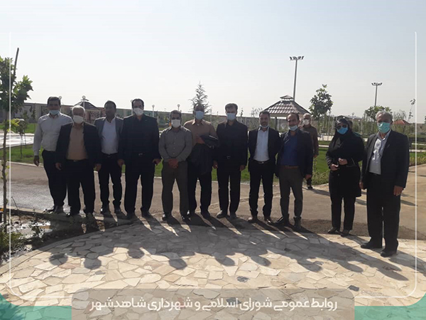 بازدید میدانی از پروژهای عمرانی و فضای سبز شهرداری شاهدشهر