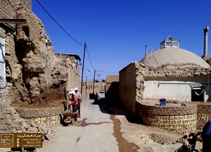 احیای دروازه فارس در حصار شارستان میبد