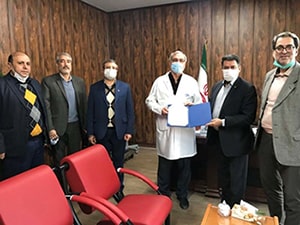 بانک رفاه کارگران در تجهیز بیمارستان شهید لبافی نژاد تهران مشارکت کرد
