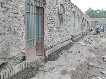 بازسازی ساختمان نمایندگی میراث فرهنگی شهداد