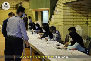 گزارش تصویری حماسه حضور مردم زرین شهر در انتخابات 28 خرداد ماه 1400