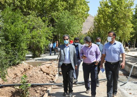 بازدید شهردار شیراز از روند اجرایی پروژه باغ ایرانی