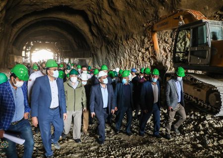 پایان حفاری تونل شهید شیبانی و آغاز عملیات اجرایی تونل شهیدان خادم صادق در بزرگراه شهید سلیمانی