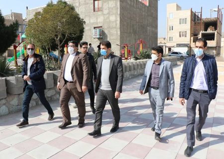 بازدید شهردار و شورای شهر از پروژه های جاری شهر صالحیه