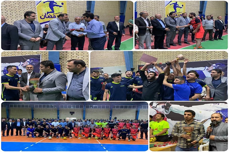 برگزاری آئین اختتامیه مسابقات فوتسال جام رمضان شهر باغستان