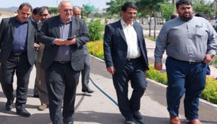 بازدید میدانی شهردار سبزوار و اعضای شورا از پارک هنر توحید شهر