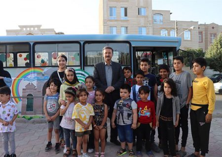 اولین اتوبوس بازی و مهارت در ایران به همت شهرداری شاهرود راه اندازی شد