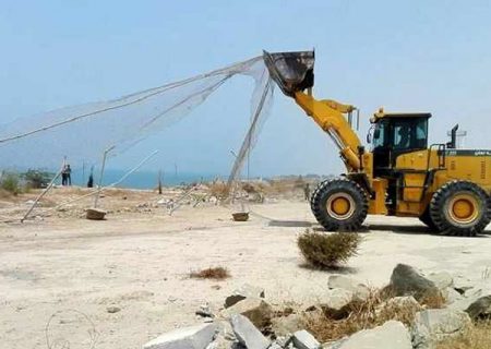 رفع تصرف بیش از  ۱٫۳ میلیون مترمربع از اراضی در جزیره قشم