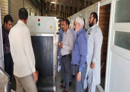 نصب دستگاه ایکس ری در گمرک مرزی ریمدان سیستان و بلوچستان
