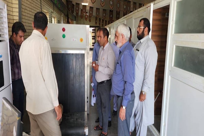 نصب دستگاه ایکس ری در گمرک مرزی ریمدان سیستان و بلوچستان