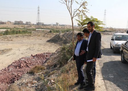 بازدید هفتگی شهردار و رئیس شورای اسلامی شهر صالحیه از روند اجرای پروژه های عمرانی