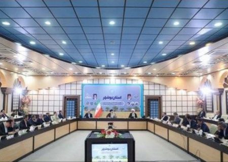 حضور بانک ملی ایران در میز خدمت سفر رییس جمهور به استان بوشهر