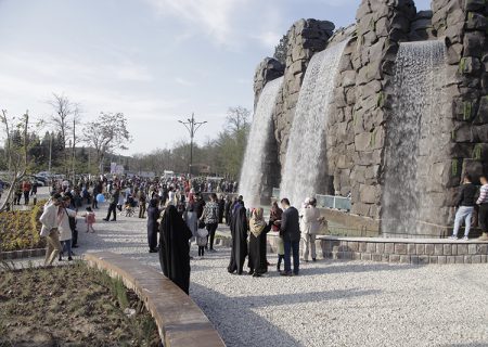 بازسازی آبشار مصنوعی ناهارخوران با طرح سرمایه گذاری شهرداری گرگان