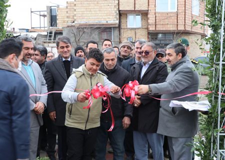 افتتاح دو بوستان شهری خوی در اولین روز دهه فجر