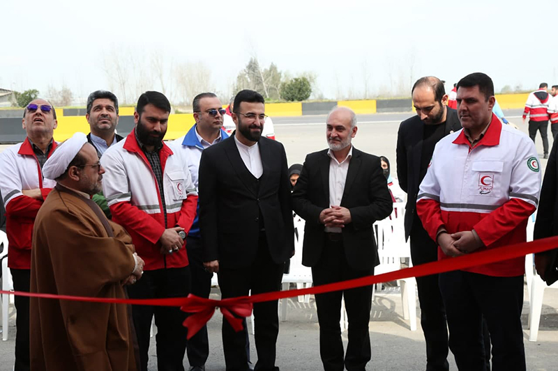 افتتاح طرح‌های خدمات نوروزی ۱۴۰۳ جمعیت هلال‌احمر گلستان